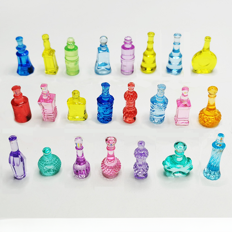 Botella de vino de simulación luminosa mini tridimensional de 100 piezas al por mayor